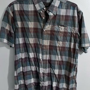 Grizzly mountain plaid short sleeve shirt